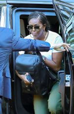 MICHELLE OBAMA Arrives at Her Hotel in New York 09/08/2022
