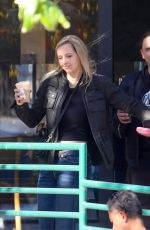 MOLLY SCHIRMANG and Prince Jackson Out for Coffee in Malibu 09/25/2022