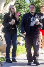 MOLLY SCHIRMANG and Prince Jackson Out for Coffee in Malibu 09/25/2022