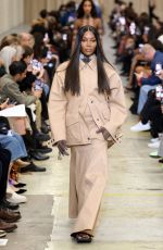 NAOMI CAMBEL Walks Runway at Burberry Show at London Fashion Week 09/26/2022