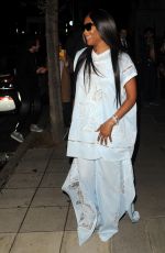 NAOMI CAMPBELL Arrives at Burberry Spring/Summer 2023 Aftershow Party in London 09/26/2022