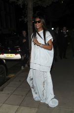 NAOMI CAMPBELL Arrives at Burberry Spring/Summer 2023 Aftershow Party in London 09/26/2022