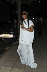 NAOMI CAMPBELL Arrives at Burberry Spring/Summer 2023 Aftershow Party in London 09/26/2022