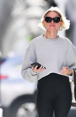 NAOMI WATTS Heading to a Gym in New York 09/08/2022