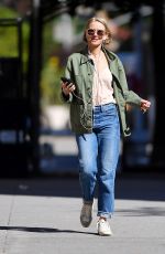NAOMI WATTS Out on a Citi Bike in New York 09/27/2022