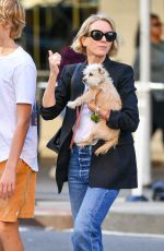 NAOMI WATTS Out with Her Dog in New York 09/24/2022