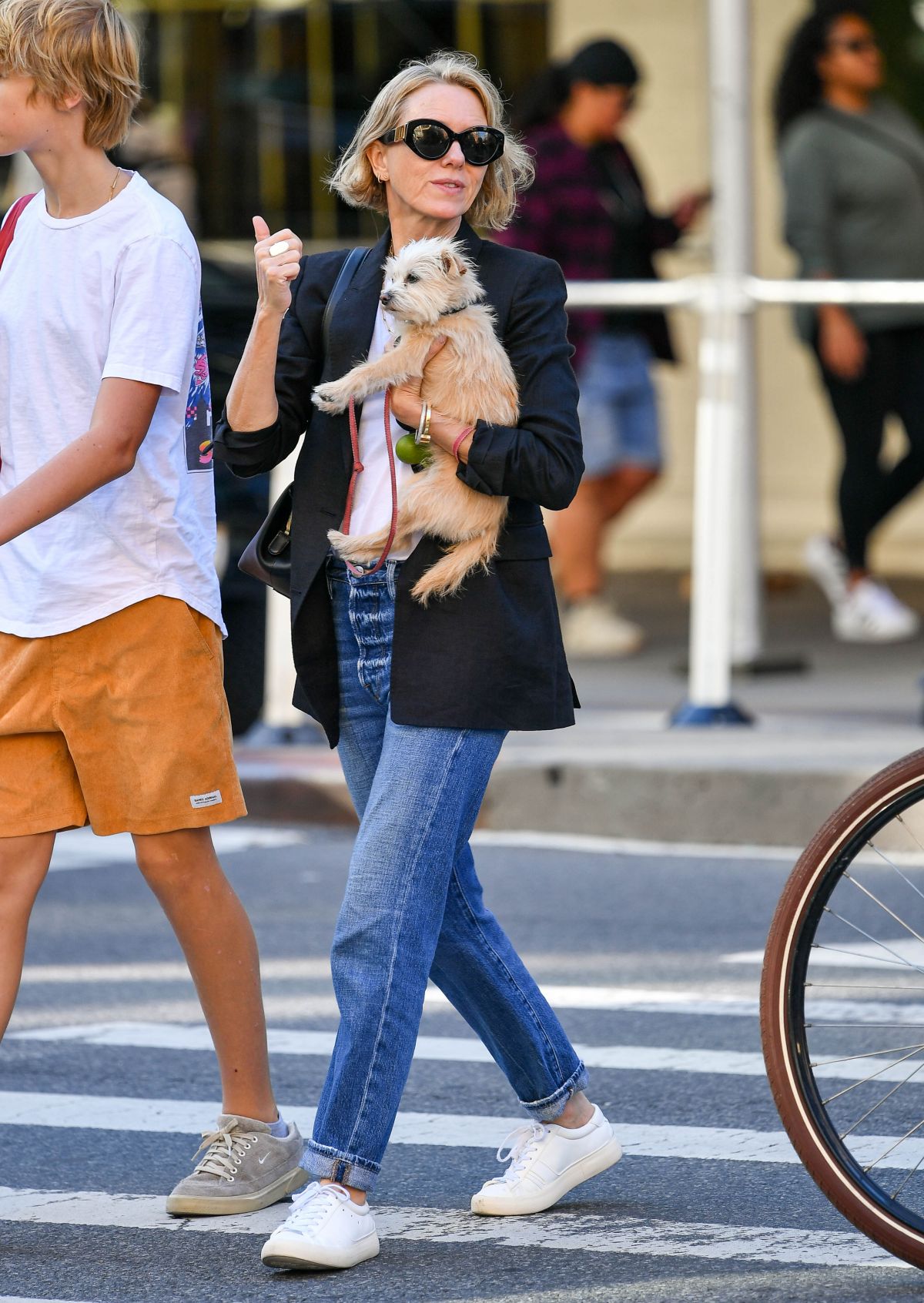 NAOMI WATTS Out with Her Dog in New York 09/24/2022 – HawtCelebs
