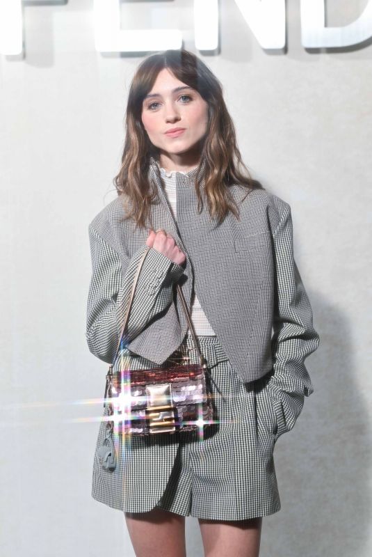 NATALIA DYER at Fendi 25th Anniversary of Baguette in New York 09/09/2022