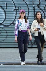 NATALIA DYER Out with a Friend in New York 09/20/2022