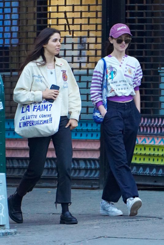 NATALIA DYER Out with a Friend in New York 09/20/2022