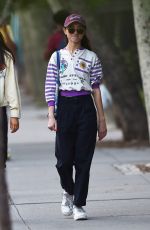NATALIA DYER Out with Friend in New York 09/20/2022