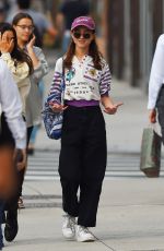NATALIA DYER Out with Friend in New York 09/20/2022