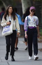 NATALIA DYER Out with Friend in New York 09/20/2022