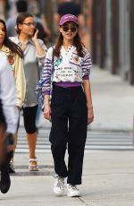NATALIA DYER Out with Friend in New York 09/20/2022