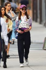 NATALIA DYER Out with Friend in New York 09/20/2022