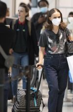 NATALIE PORTMAN Arrives at Airport in Toronto 09/12/2022