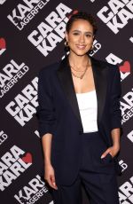 NATHALIE EMMANUEL at Karl Lagerfeld Celebrates Cara Loves Karl Capsule Collection in New York 09/12/2022