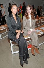 NATHALIE EMMANUEL at Veronica Beard Fashion Show at NYFW in New York 09/12/2022