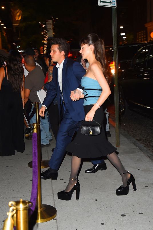 NICOLA PELTZ and Brooklyn Beckham Arrives at Amsterdam Premiere Afterparty in New York 09/18/2022