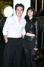 NICOLA PELTZ and Brooklyn Beckham at Balmain Fashion Show in Paris 09/28/2022