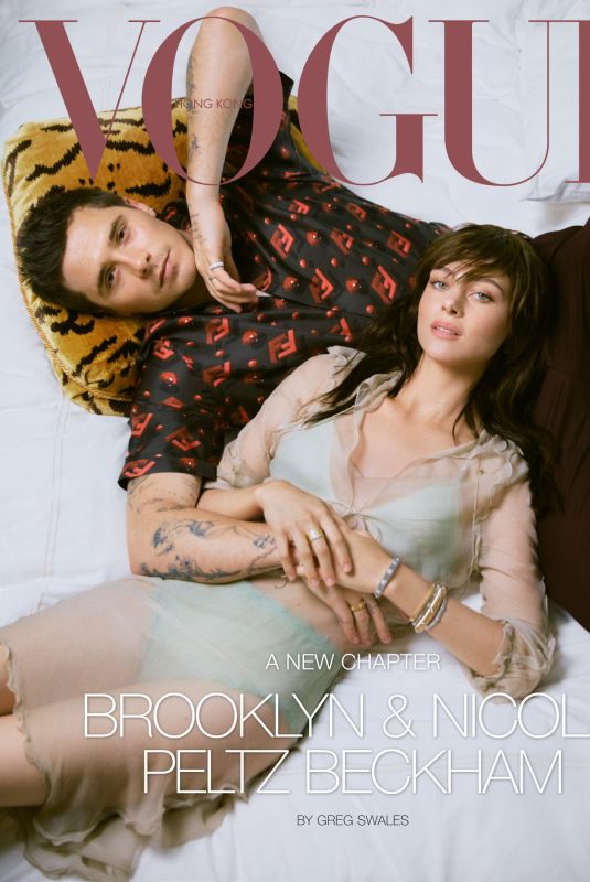 NICOLA PELTZ and Brooklyn Beckham for Vogue Magazine, Hong Kong September 2022