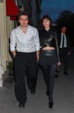 NICOLA PELTZ and Brooklyn Beckham Night Out in Paris 09/08/2022