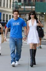 NICOLA PELTZ and Brooklyn Beckham Out in New York 09/18/2022