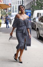 NICOLE SCHERZINGER Heading to Sherri Shepherd Talk Show in New York 09/21/2022