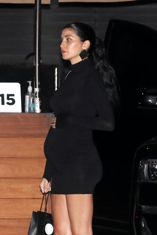 NICOLE WILLIAMS Out for Dinner at Nobu Restaurant in Malibu 09/20/2022