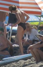 NIKKI REED in Bikini with Friends at a Beach in Malibu 09/03/2022