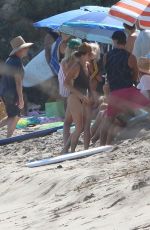 NIKKI REED in Bikini with Friends at a Beach in Malibu 09/03/2022