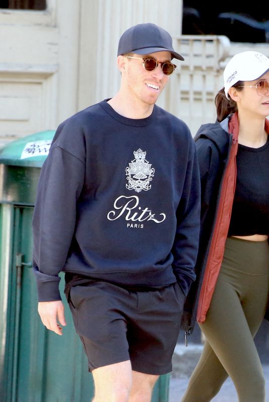 NINA DOBREV and Shaun White Out Shopping in New York 09/23/2022
