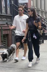 NINA DOBREV Out with Her Dog in New York 09/13/2022