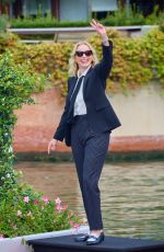 NINA HOSS Arrives at Excelsior Hotel at 79th Venice International Film Festival 08/31/2022