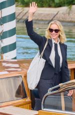 NINA HOSS Arrives at Excelsior Hotel at 79th Venice International Film Festival 08/31/2022