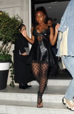 NORMANI Arrives at Burberry Aftershow Party in London 09/26/2022