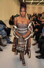 NORMANI at Burberry Spring/Summer 2023 Fashion Show in London 09/26/2022