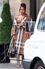 NORMANI Leaves Her Hotel in London 09/28/2022