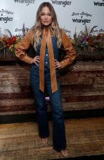 OLIVIA HOLT at Leon Bridges x Wrangler Media Launch in New York 09/14/2022