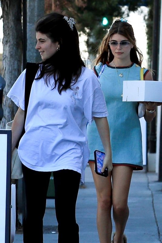 OLIVIA JADE and ISABELLA ROSE GIANNULLI Out in West Hollywood 09/25/2022