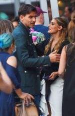 OLIVIA PALERMO and Johannes Huebl at a NYFW Event in New York 09/14/2022