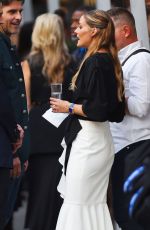OLIVIA PALERMO and Johannes Huebl at a NYFW Event in New York 09/14/2022