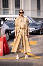 OLIVIA PALERMO Arrives at Tod