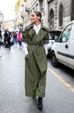 OLIVIA PALERMO OUt at Milan Fashion Week 09/21/2022