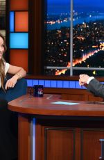 OLIVIA WILDE at Late Show with Stephen Colbert in New York 09/21/2022
