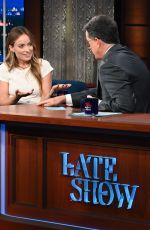 OLIVIA WILDE at Late Show with Stephen Colbert in New York 09/21/2022