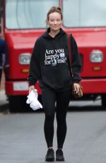 OLIVIA WILDE Leaves Tracy Anderson Studio in Studio City 09/15/2022