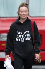 OLIVIA WILDE Leaves Tracy Anderson Studio in Studio City 09/15/2022