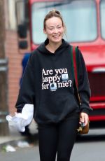 OLIVIA WILDE Leaves Tracy Anderson Studio in Studio City 09/15/2022