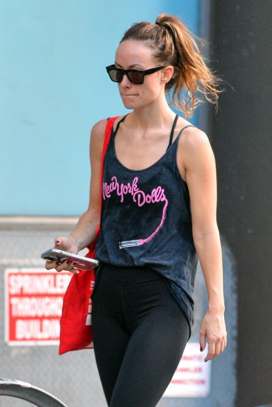OLIVIA WILDE Leaves Workout in New York 09/20/2022